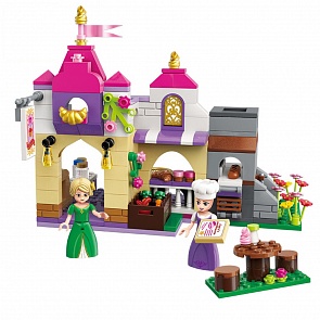 Конструктор - Замок принцессы с фигурками, 236 деталей (Enlighten Brick, BRICK2603 (18))